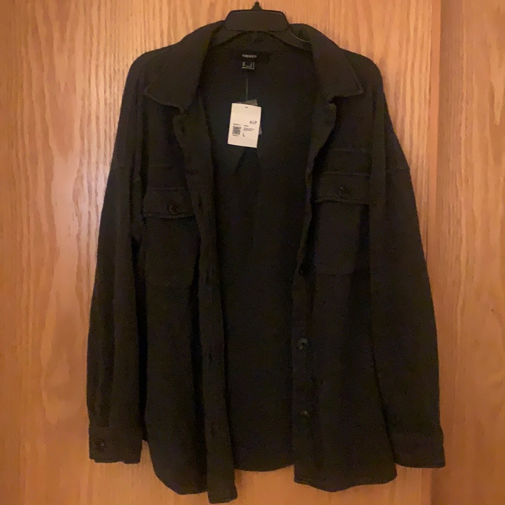 Forever 21 Cotton Fleece Jacket